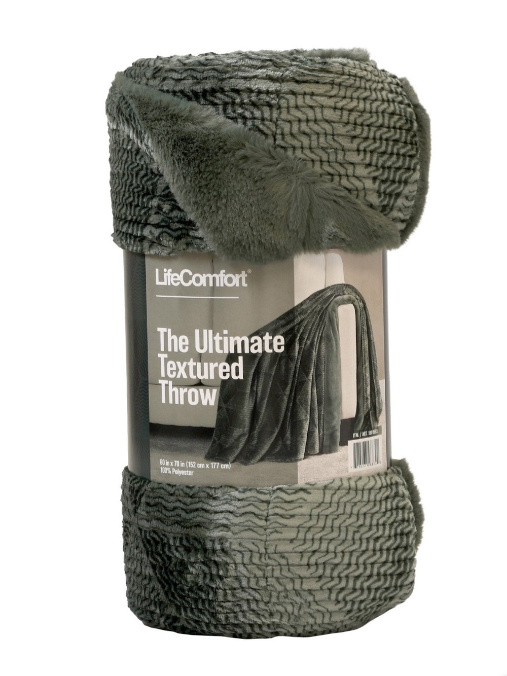 Life Comfort Ultimate Textured Throw 60”x70”